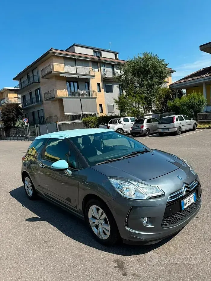 Usata Citroën DS3 95 CV (69 kW) 2010 Grigio Utilitaria