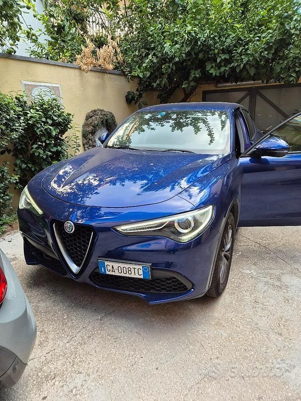 Usata Alfa Romeo Stelvio 201 CV (147 kW) 2020 Blu SUV
