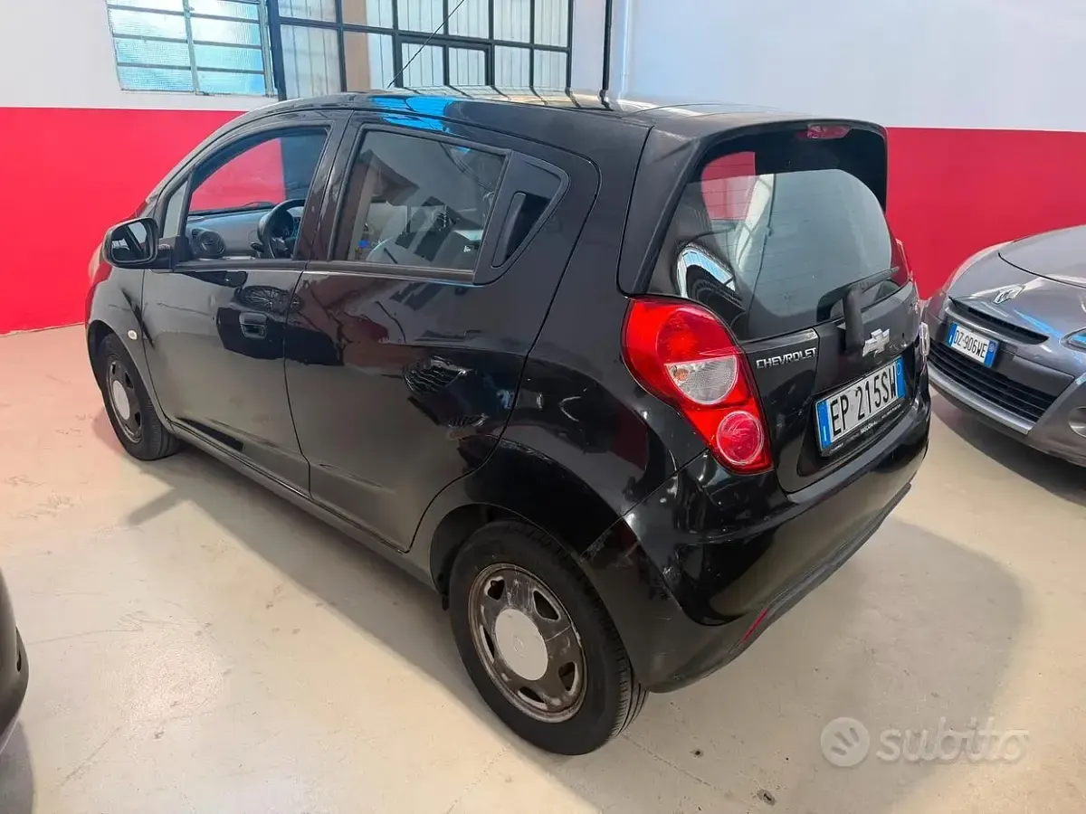Usata Chevrolet Spark LT 68 CV (50 kW) 2013 Nero Utilitaria