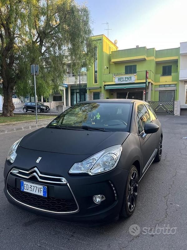 Usata Citroën DS3 120 CV (88 kW) 2010 Nero Utilitaria