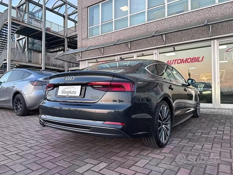 Usata Audi A5 S-Line 190 CV (139 kW) 2019 Grigio Coupé