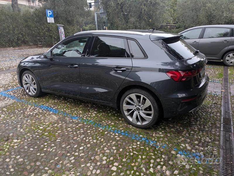 Usata Audi A3 Advanced 150 CV (110 kW) 2022 Grigio Berlina