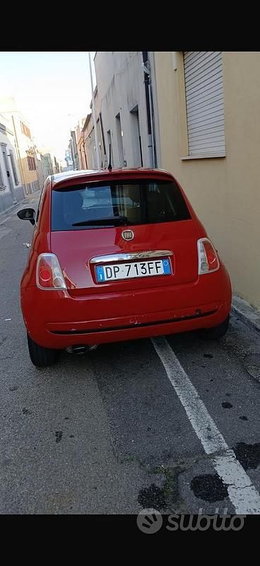 Usata Fiat 500 2009 Rosso Cabrio