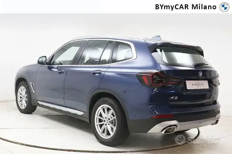Usata BMW X3 Efficient Dynamics 190 CV (139 kW) 2022 Blu SUV