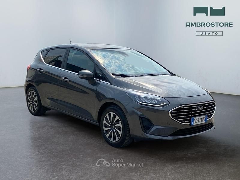 Usata Ford Fiesta Titanium 75 CV (55 kW) 2022 Grigio Utilitaria