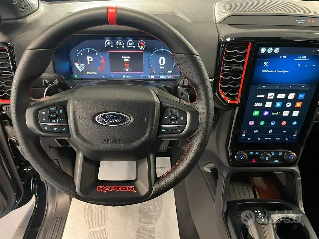 Nuova Ford Ranger Raptor 209 CV (153 kW) 2026 Nero Pick-up