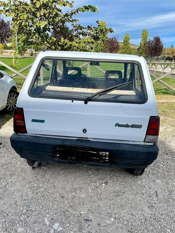 Usata Fiat Panda 1995 Bianco Utilitaria
