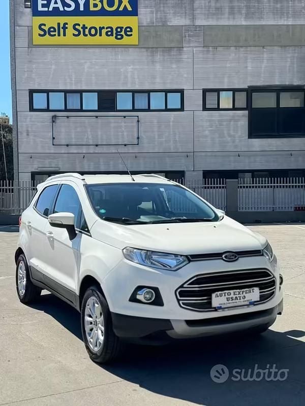 Usata Ford Ecosport Titanium 125 CV (91 kW) 2017 Bianco SUV