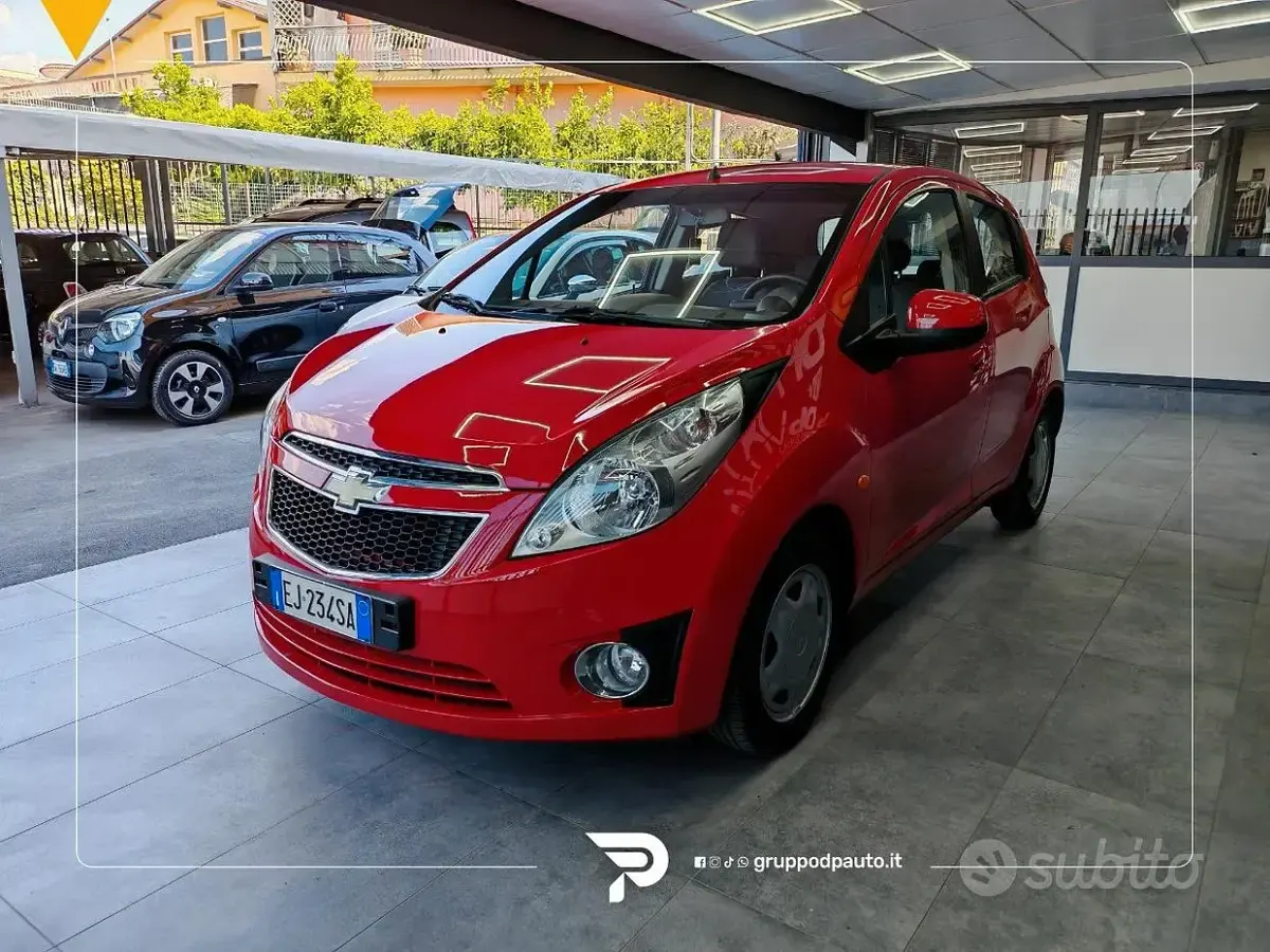Usata Chevrolet Spark LS 68 CV (50 kW) 2011 Rosso Utilitaria