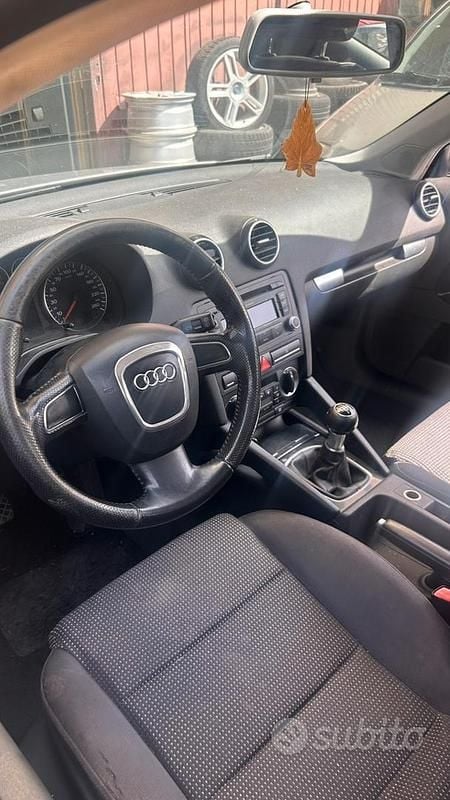 Usata Audi A3 140 CV (102 kW) 2009 Grigio Utilitaria