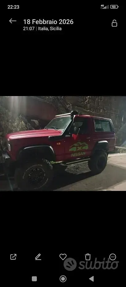 Usata Nissan Patrol 1989 Rosso SUV