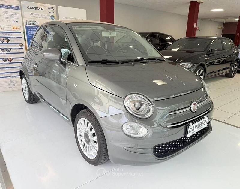 Usata Fiat 500 Lounge 69 CV (50 kW) 2019 Gray Cabrio