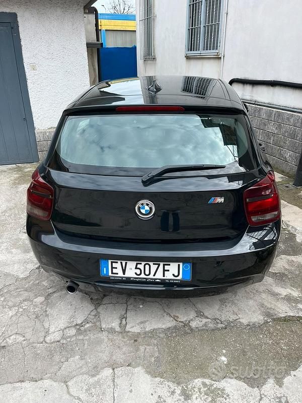 Usata BMW 114 Sport Line 95 CV (69 kW) 2014 Nero Utilitaria