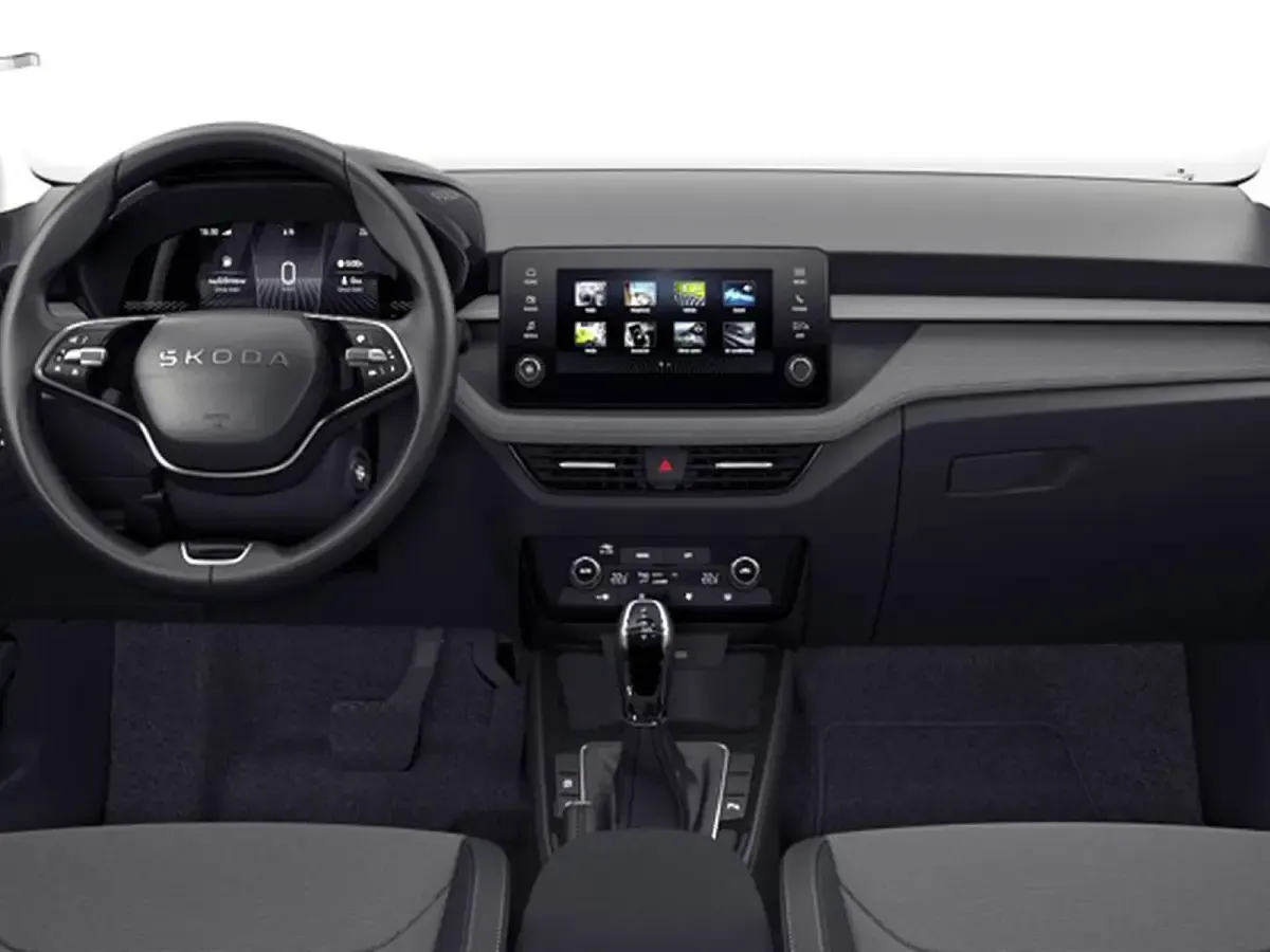 Nuova Skoda Fabia 115 CV (84 kW) 2026 Blu race metallizzato nero tulipano perl Utilitaria