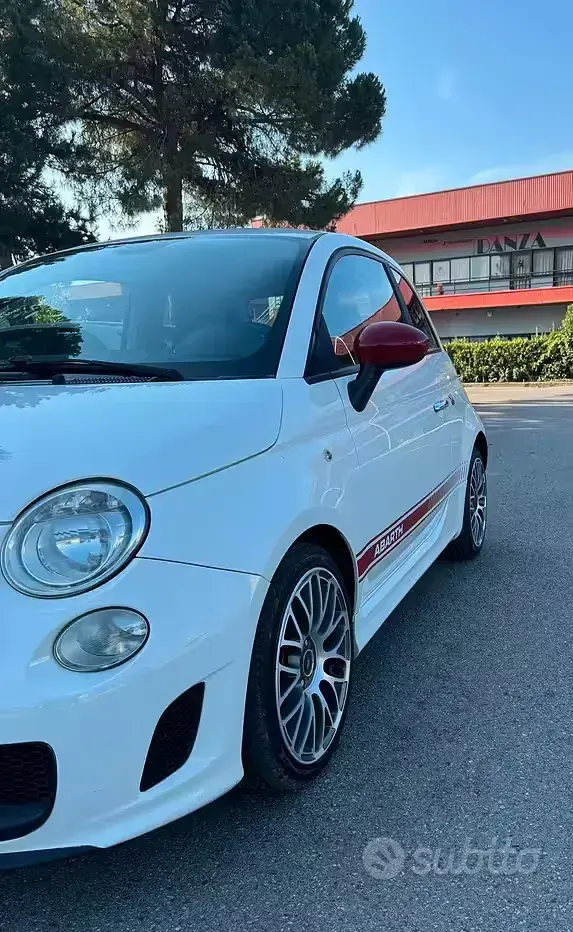 Usata Abarth 595 135 CV (99 kW) 2009 Bianco Utilitaria