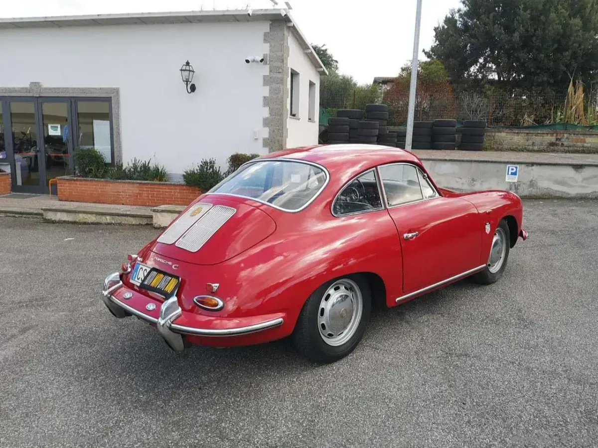 Usata Porsche 356 C 75 CV (55 kW) 1964 Rosso Berlina