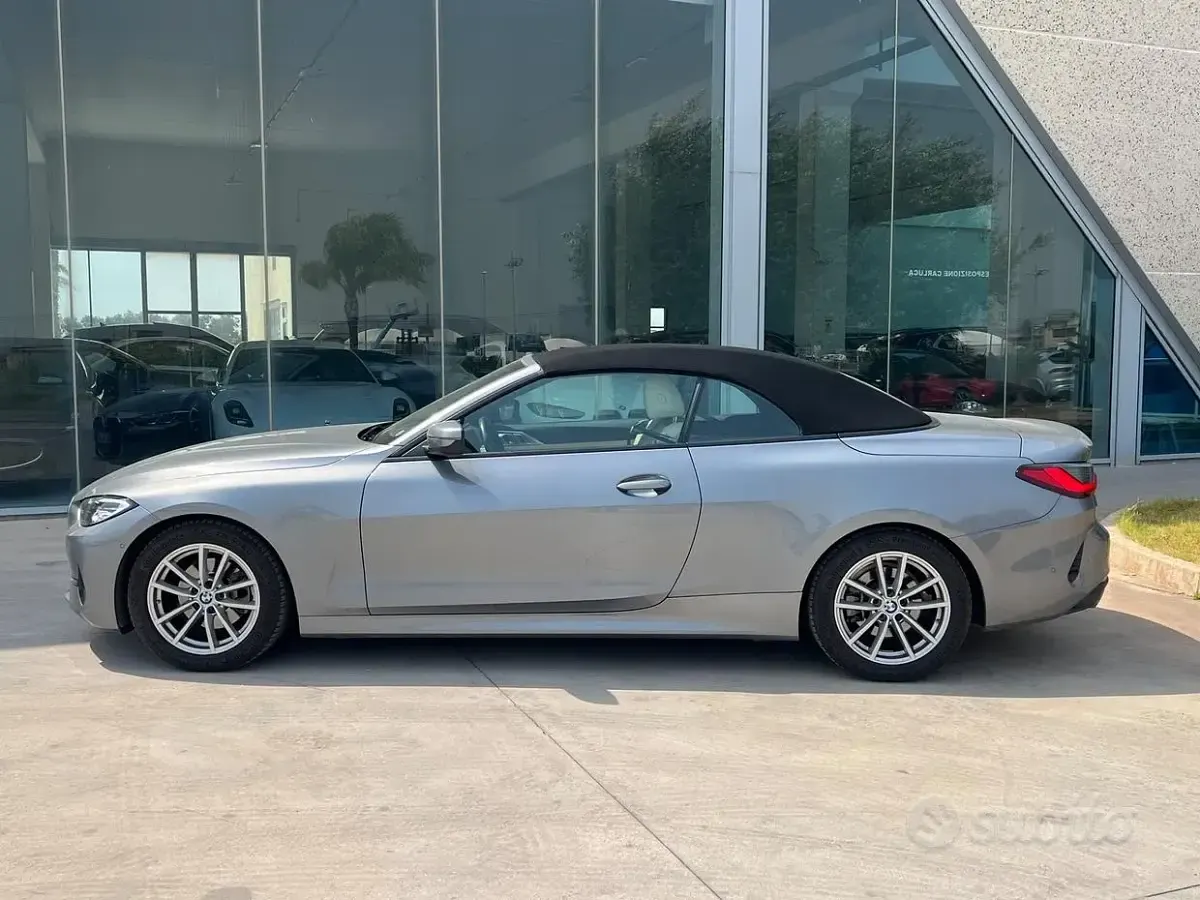 Usata BMW 420 Cabriolet M Sport 184 CV (135 kW) 2022 Grigio Cabrio