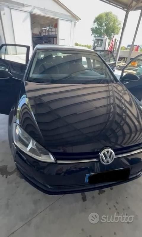 Usata VW Golf VII 110 CV (80 kW) 2017 Nero Berlina