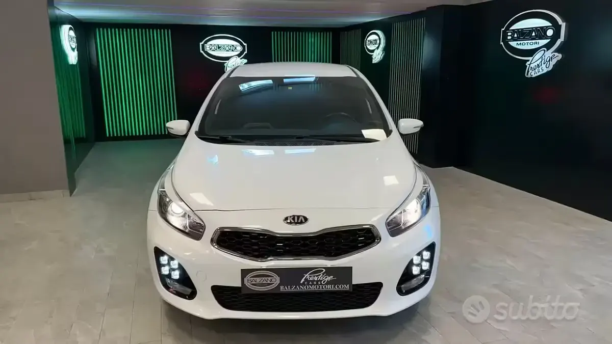 Usata Kia Ceed GT-Line 110 CV (80 kW) 2016 Bianco Utilitaria