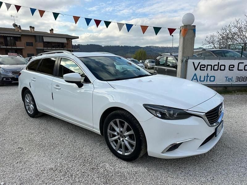 Usata Mazda 6 Evolve 150 CV (110 kW) 2017 Bianco Station wagon