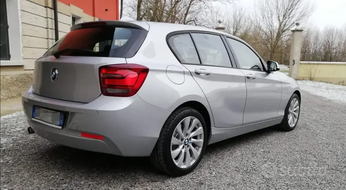 Usata BMW 116 Sport Line 116 CV (85 kW) 2014 Grigio Utilitaria