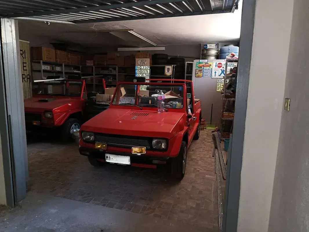 Usata Fiat 127 45 CV (33 kW) 1981 Rosso Cabrio