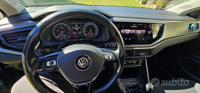 Usata VW Polo Comfortline 80 CV (58 kW) 2019 Nero Berlina