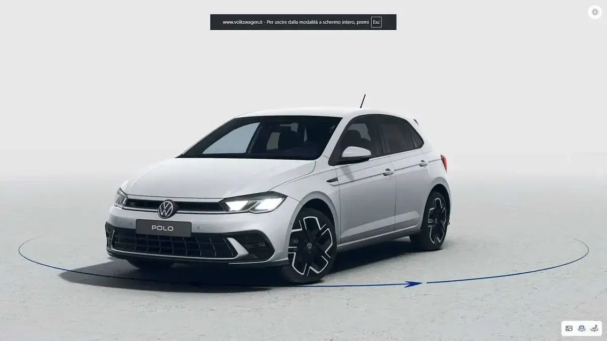 Nuova VW Polo R-line Plus 95 CV (69 kW) 2025 Nero Utilitaria