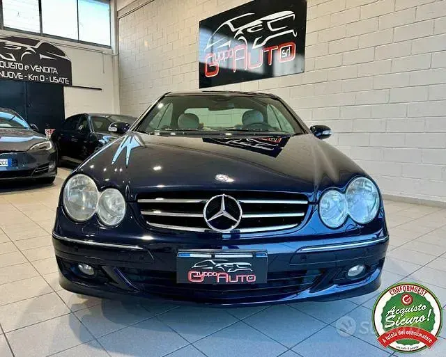 Usata Mercedes CLK220 Avantgarde 150 CV (110 kW) 2006 Blu Coupé