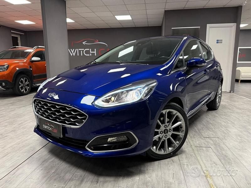 Usata Ford Fiesta Vignale 101 CV (74 kW) 2018 Blu Utilitaria