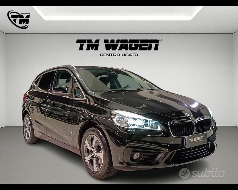 Usata BMW 218 Sport Line 136 CV (100 kW) 2018 Nero Station wagon