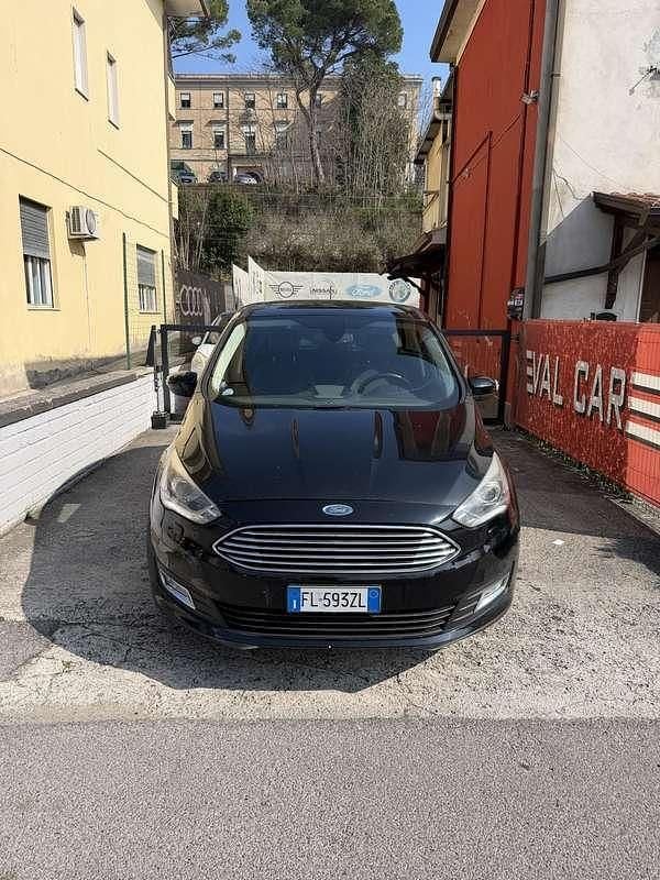 Begagnad Ford C-MAX Titanium 125 HK (91 kW) 2018 Svart Minibuss
