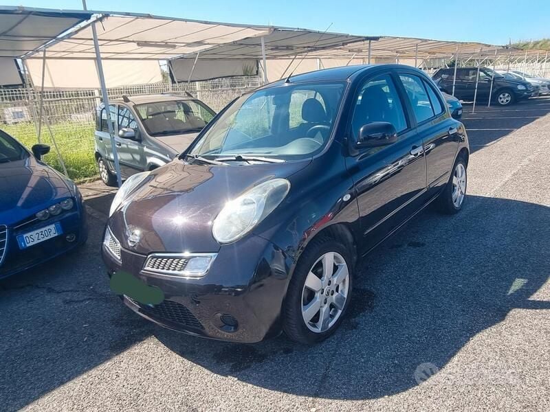 Usata Nissan Micra N-TEC 80 CV (58 kW) 2010 Nero Utilitaria