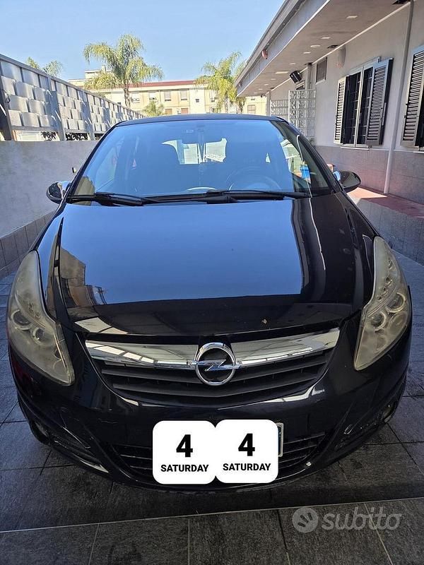 Usata Opel Corsa 2007 Nero Utilitaria