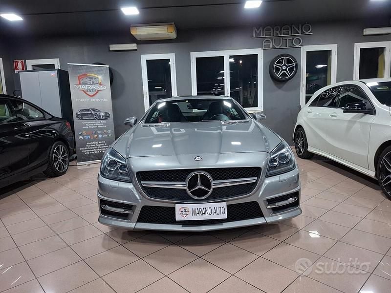 Usata Mercedes SLK250 Premium 204 CV (150 kW) 2011 Grigio Cabrio