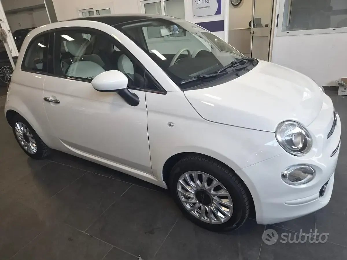 Usata Fiat 500 69 CV (50 kW) 2018 Bianco Utilitaria