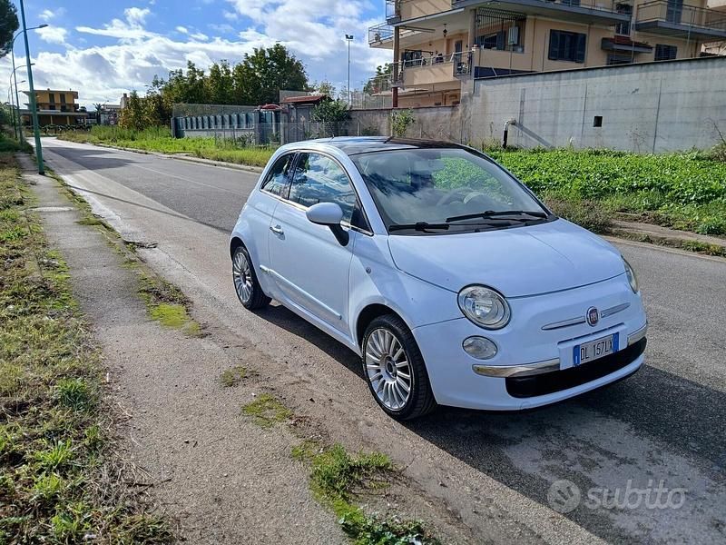 Usata Fiat 500 Lounge 69 CV (50 kW) 2007 Blu Berlina