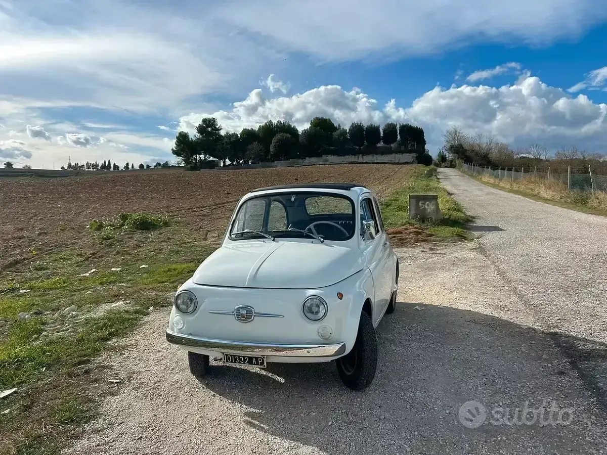 Usata Fiat 500 1970 Bianco Utilitaria