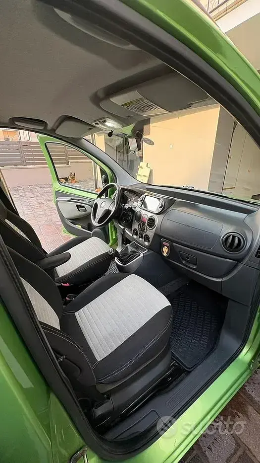Usata Fiat Qubo Trekking 77 CV (56 kW) 2010 Verde Monovolume