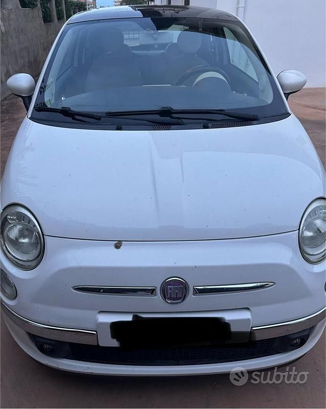 Usata Fiat 500 69 CV (50 kW) 2011 Bianco Utilitaria