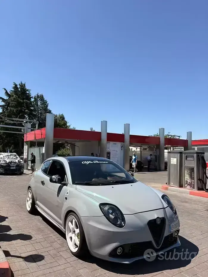 Usata Alfa Romeo MiTo Quadrifoglio Verde 170 CV (125 kW) 2010 Grigio Utilitaria
