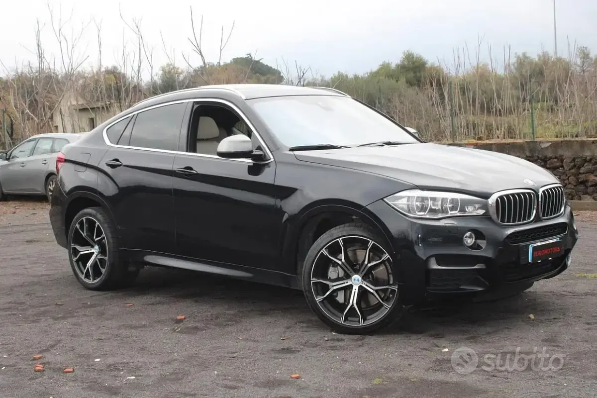 Usata BMW X6 M50 381 CV (280 kW) 2017 Nero SUV