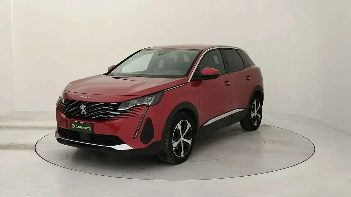 Usata Peugeot 3008 Allure 131 CV (96 kW) 2021 Rosso SUV