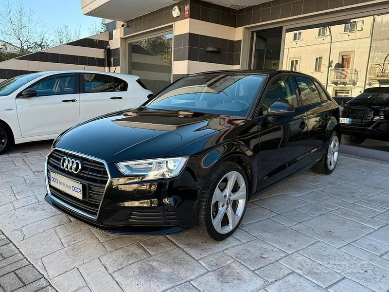 Usata Audi A3 150 CV (110 kW) 2017 Nero Berlina