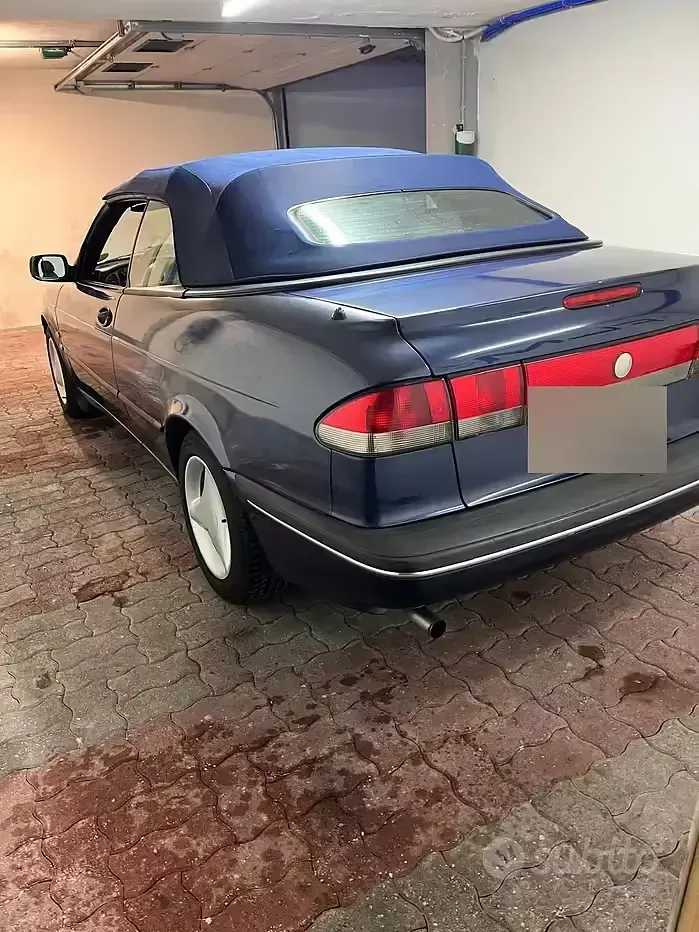 Usata Saab 900 Cabriolet 1996 Blu Cabrio