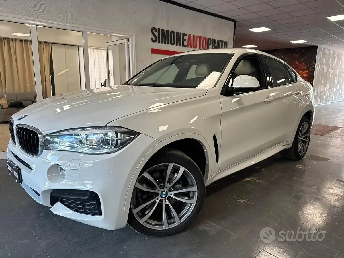 Usata BMW X6 M Sport 249 CV (183 kW) 2018 Bianco SUV