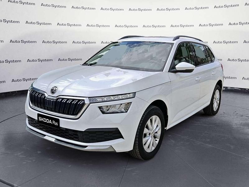 Bianco luna Usata 2022 Skoda Kamiq Ambition SUV | 16.900 € (Buon prezzo) - Immagine 1/4