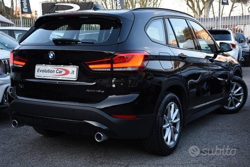 Usata BMW X1 Advantage 150 CV (110 kW) 2022 Nero pastello SUV