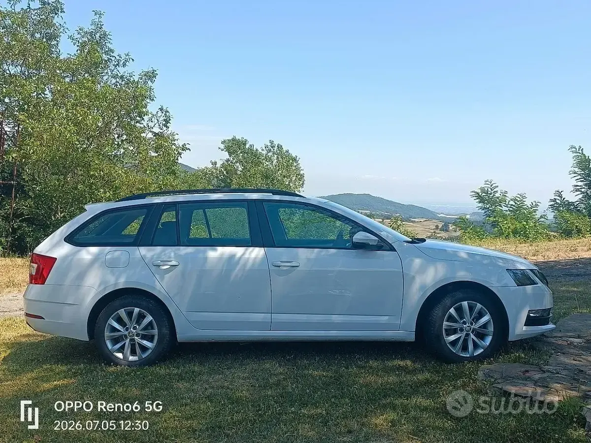 Usata Skoda Octavia G-TEC 110 CV (80 kW) 2017 Bianco Station wagon