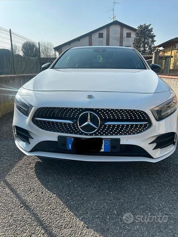 Usata Mercedes A250 Premium 224 CV (164 kW) 2018 Bianco Berlina